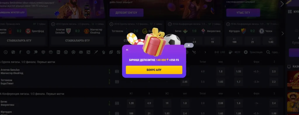 Betandreas bonus